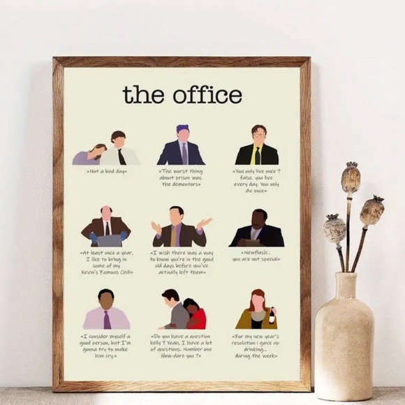 The Office That’s What She Said Funny Office Quotes Poster Print Dunder Mifflin - Picture 10 of 10